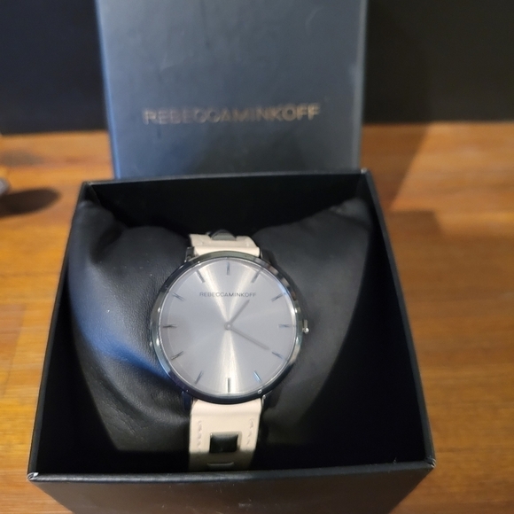 Rebecca Minkoff Major Blush Leather Strap Watch - Picture 2 of 8